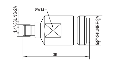 Переход коаксиальный N (розетка) - SMA (розетка) SPE-NfSf spe microwave купить с доставкой