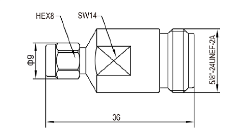 Переход коаксиальный N (розетка) - SMA (вилка) SPE-NfSm spe microwave купить с доставкой