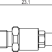 Переход коаксиальный SMPM (вилка) - 2,92 мм (розетка) SPE-MmKf spe microwave купить с доставкой